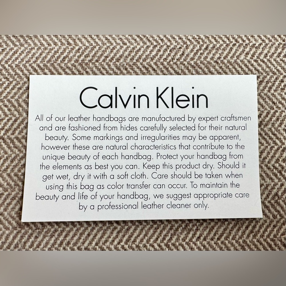 Calvin Klein Black Saffiano Leather Wristlet - NWTs - Picture 13 of 14